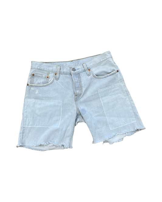 Shorts By Levis In Blue Denim, Size:2