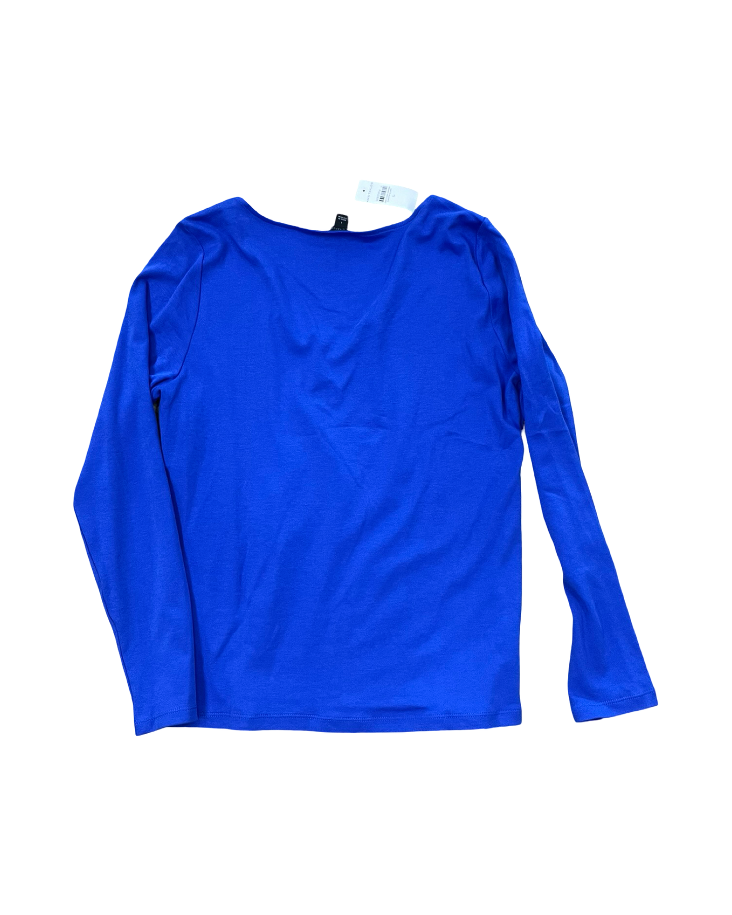 Top Ls Basic By Ann Taylor In Blue, Size:L