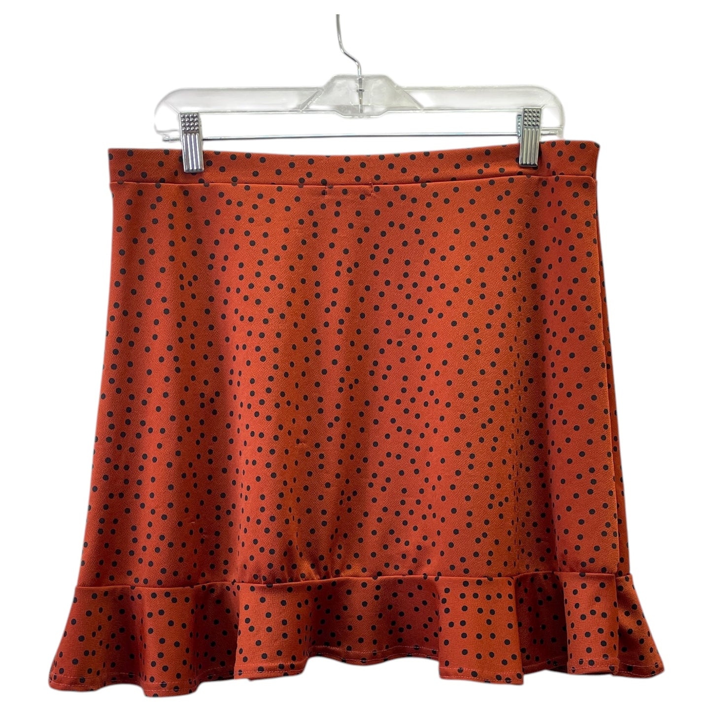 Dress Party Short By Boohoo Boutique In Black & Orange, Size:16