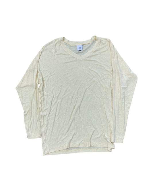 Top Ls Basic By Cabi In Yellow, Size:M