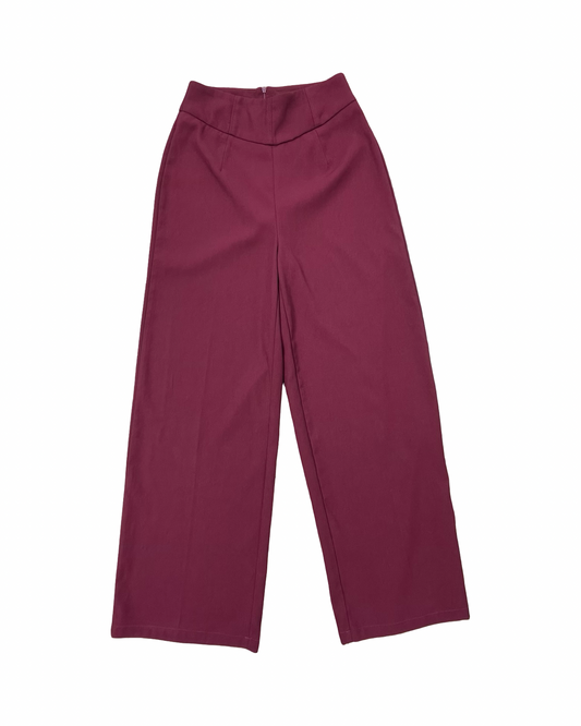 Pants Dress By Micas In Maroon, Size:S
