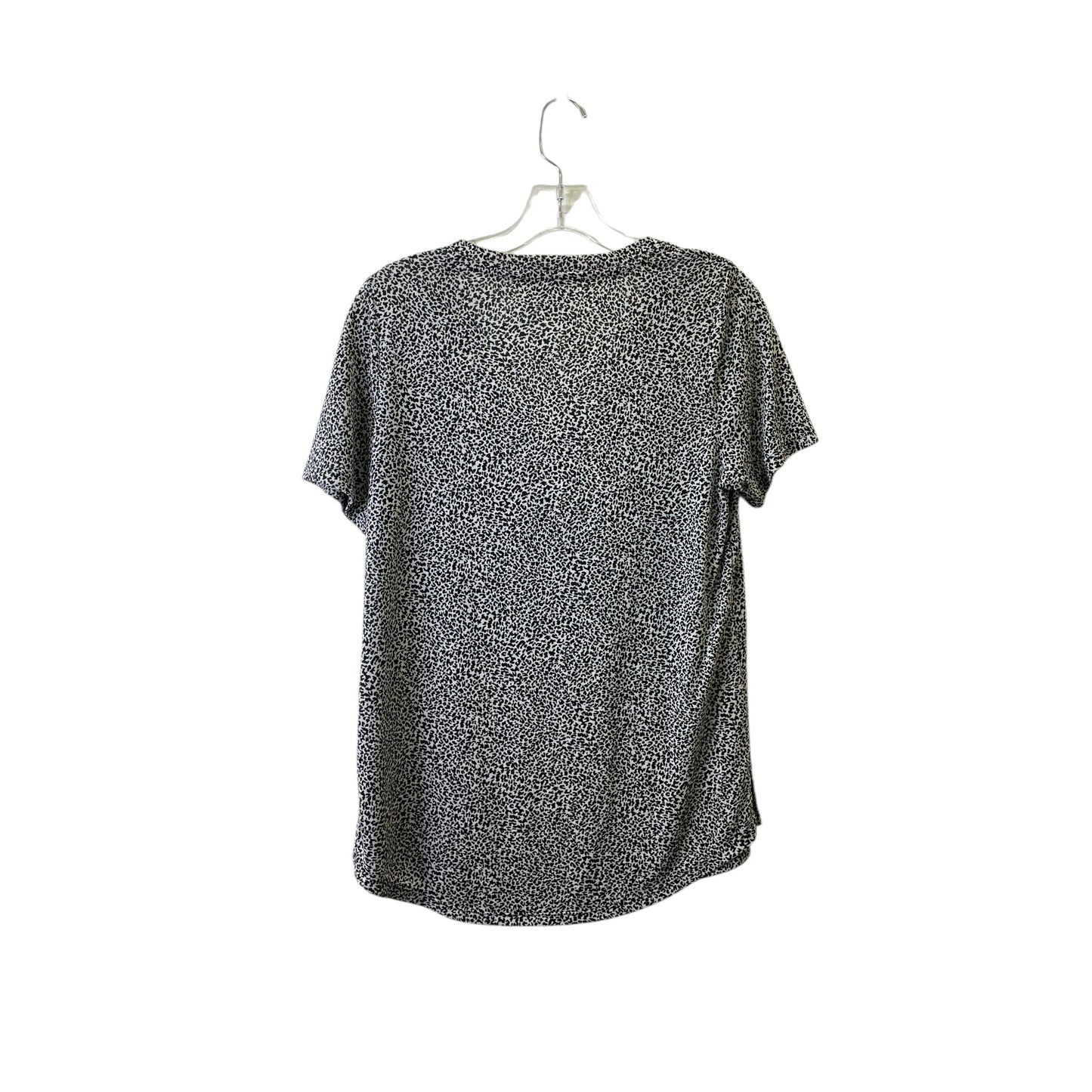 Top Ss Basic By Athleta In Black & Grey, Size:M