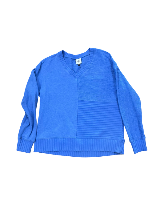 Sweatshirt Collar By Cabi In Blue, Size:Xs
