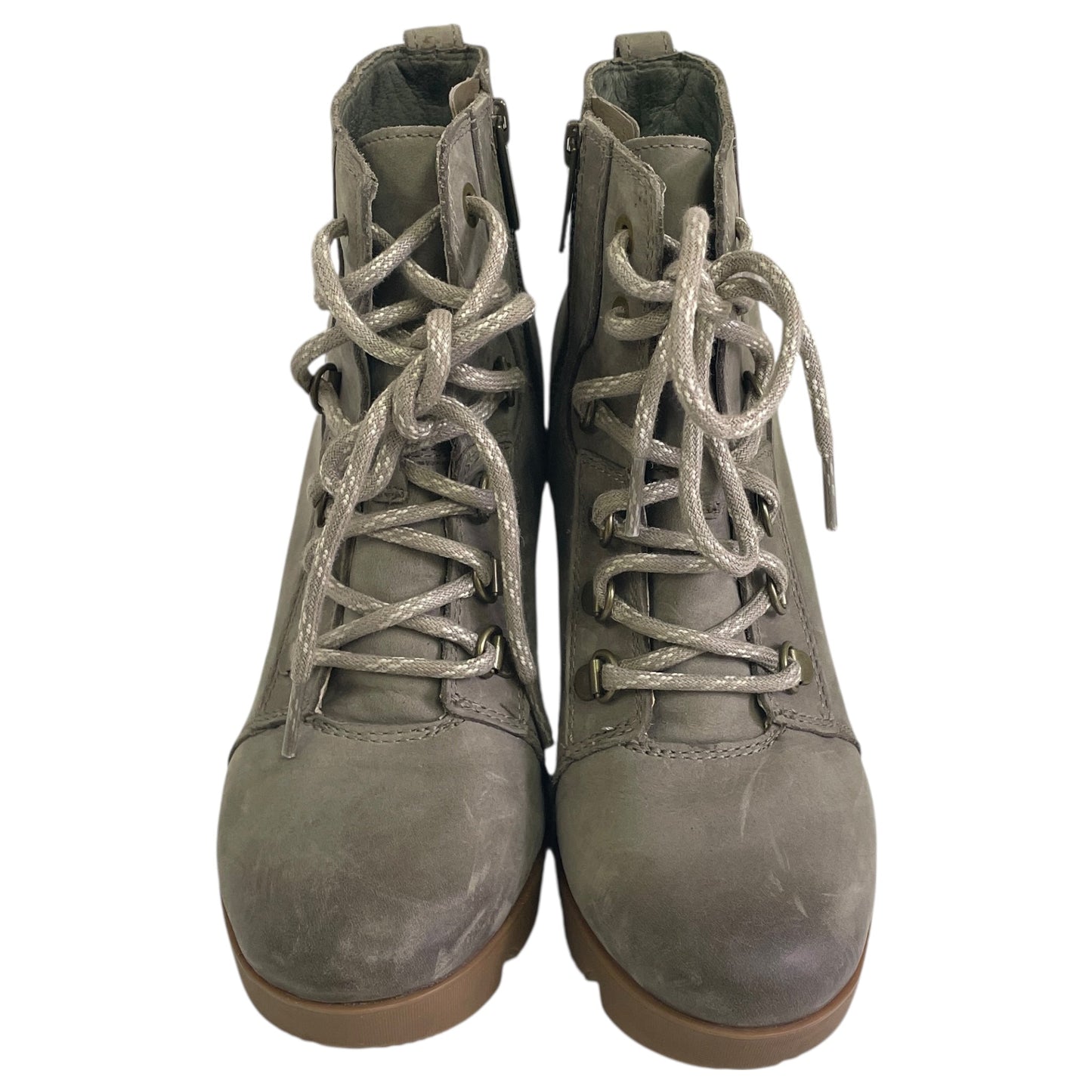 BOOTS ANKLE HEELS by SOREL In TAUPE, Size: 7