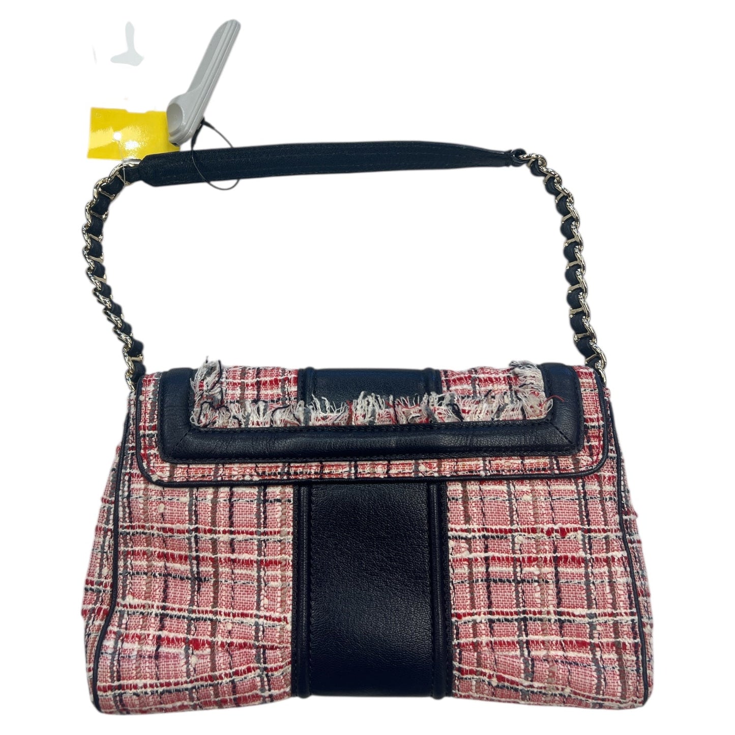 Handbag Designer By Kate Spade In Plaid Pattern, Size:Small