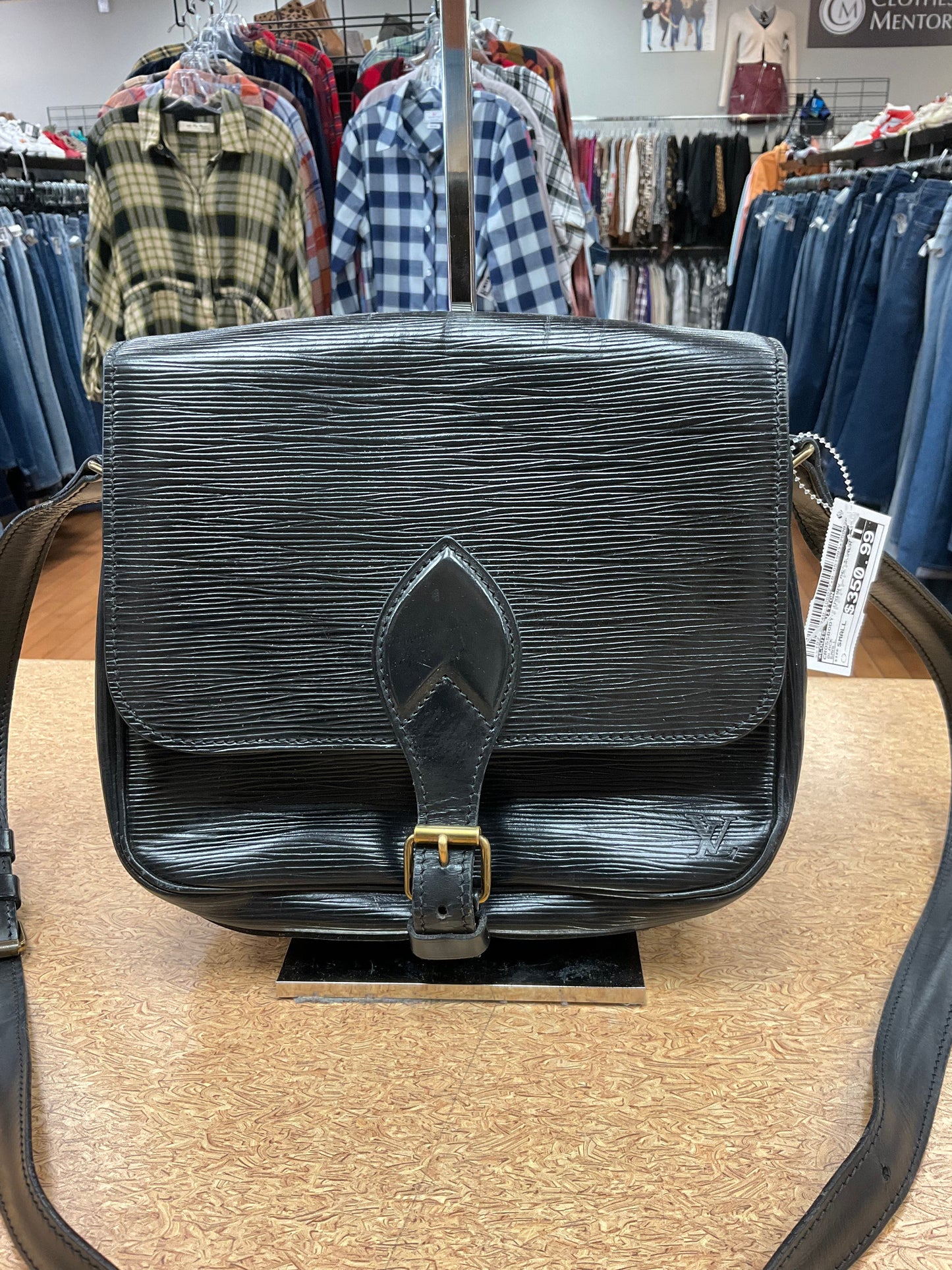 Crossbody Luxury Designer By Louis Vuitton In Black, Size:Small