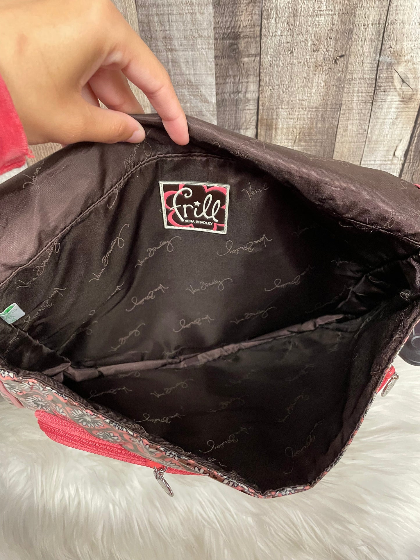 Handbag By Vera Bradley, Size: Large