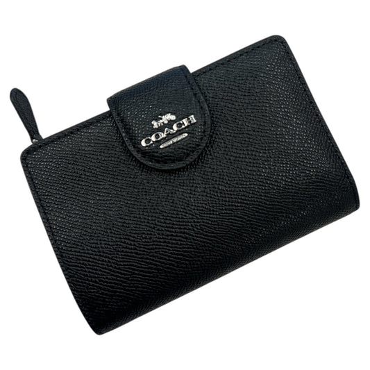 Wallet Designer By Coach In Black, Size:Medium