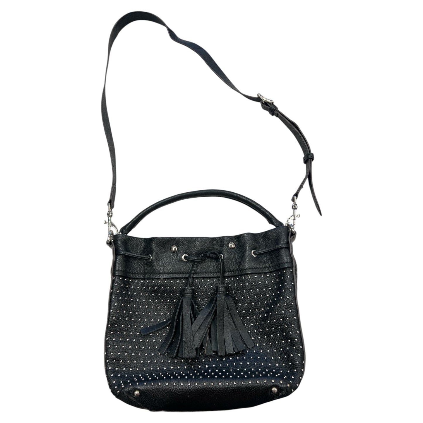 Crossbody Leather By Aimee Kestenberg In Black, Size:Large