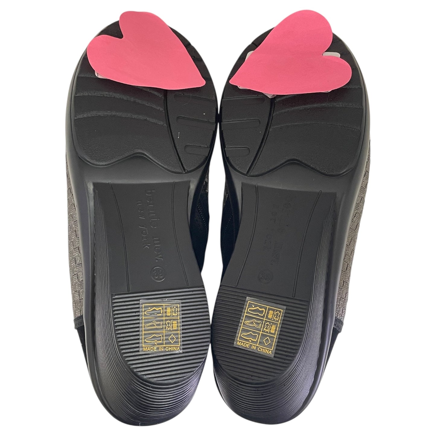 Boots Ankle Heels By Bernie Mev In Black & Grey, Size:7