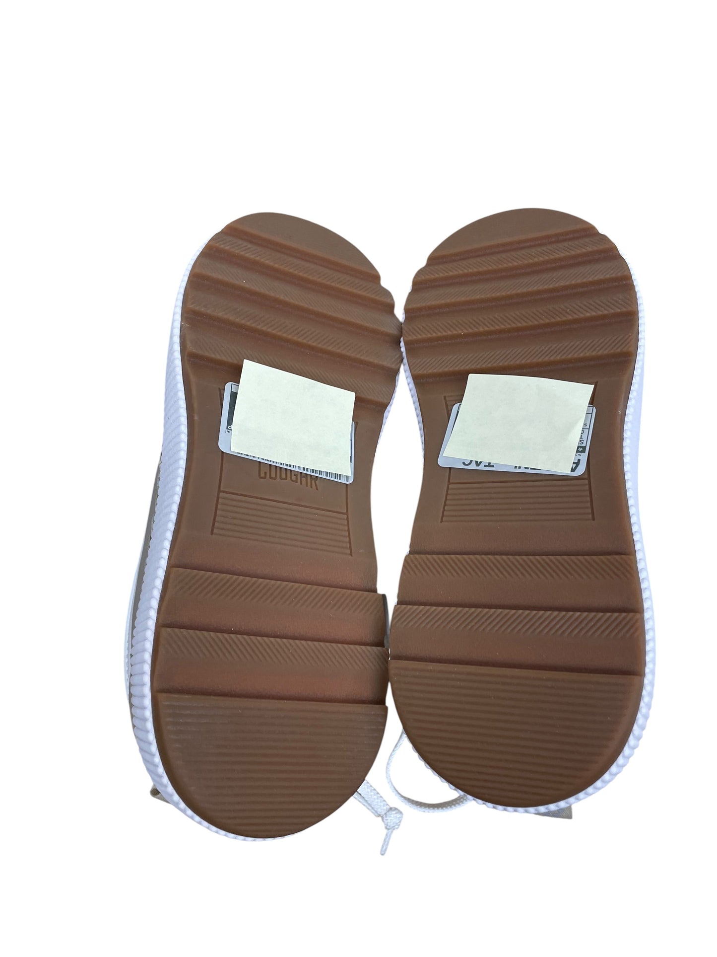 Shoes Sneakers Platform By Cougar In Tan & White, Size:8.5