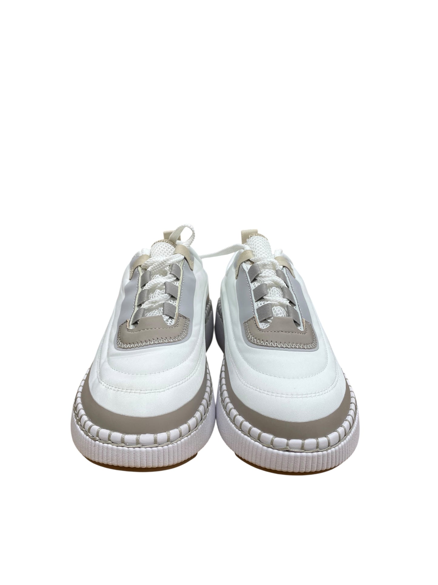 Shoes Sneakers Platform By Cougar In Tan & White, Size:8.5