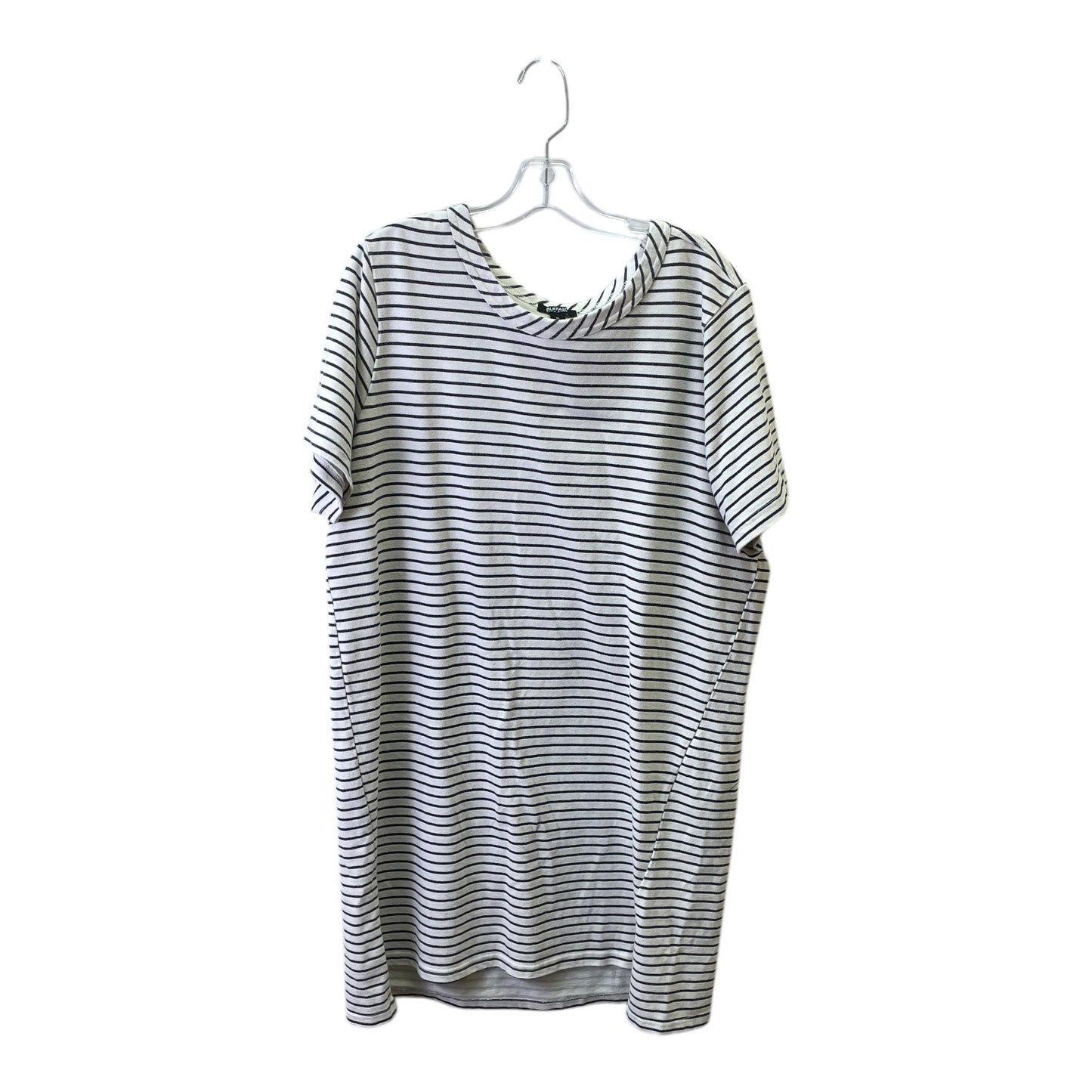Dress Casual Midi By Buffalo David Bitton In Black & White, Size:Xl