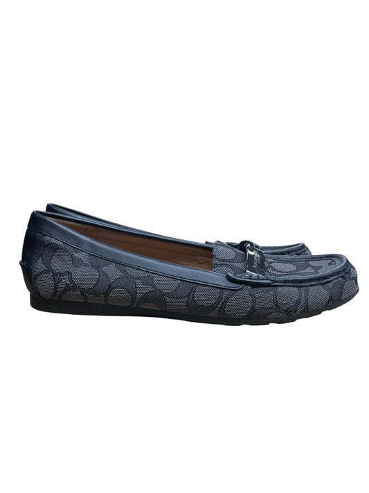 Shoes Designer By Coach In Black, Size:8
