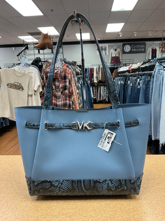 Handbag Designer By Michael Kors In Blue, Size:Medium