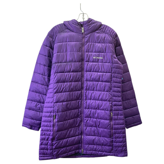Coat Puffer & Quilted By Columbia In Purple, Size:L