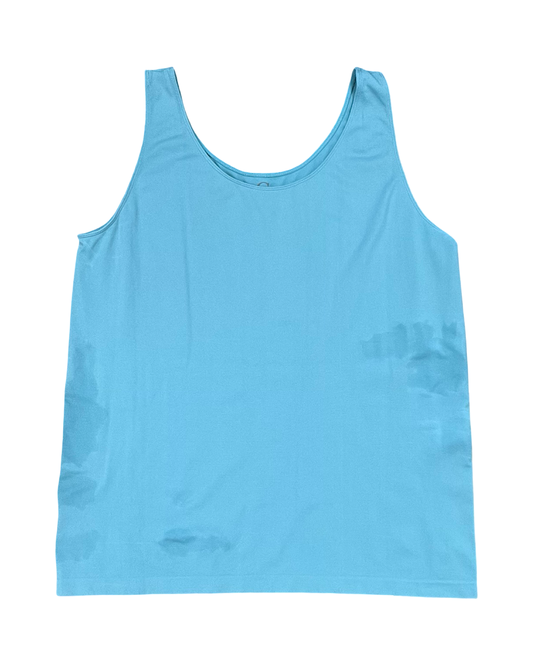 Tank Top By Cato In Teal, Size:3X