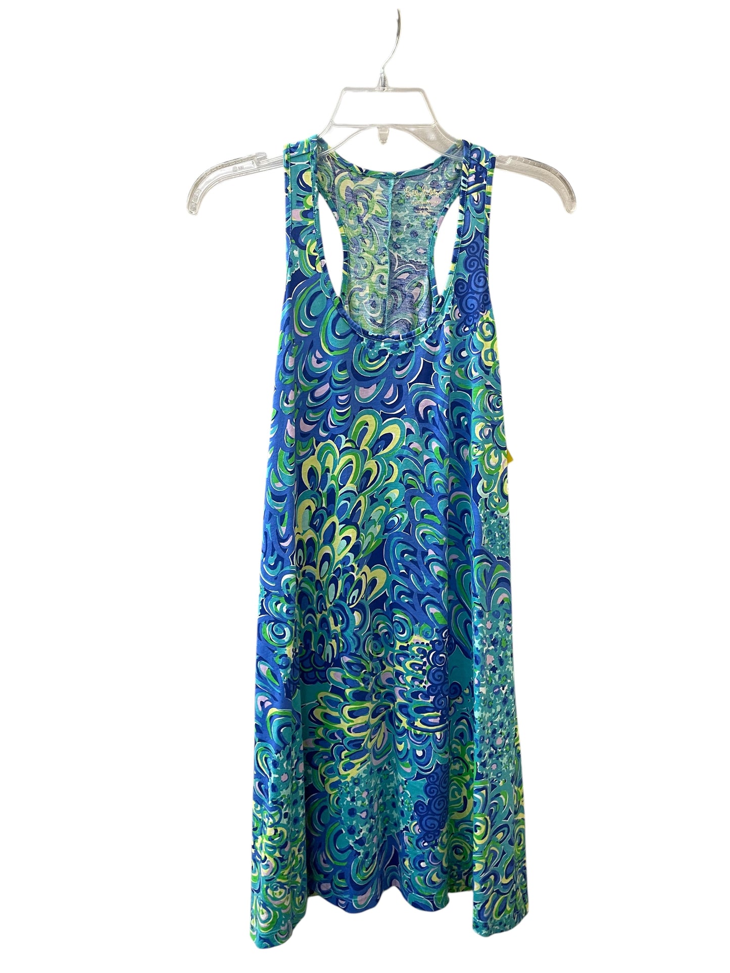Dress Designer By Lilly Pulitzer In Blue & Green, Size:S