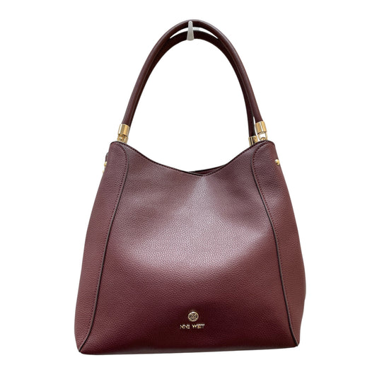 Handbag By Nine West In Maroon, Size:Large