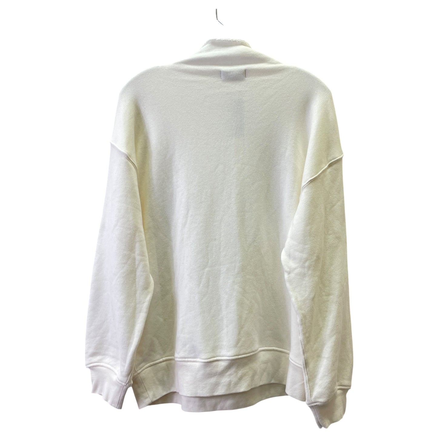 Sweatshirt Collar By J. Crew In Cream, Size:M