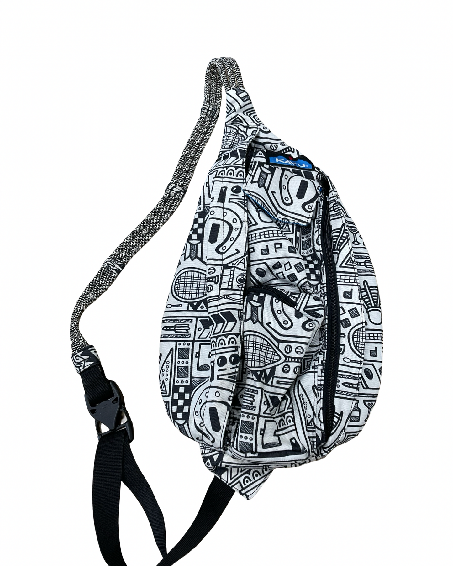 Backpack By Kavu In Black & White, Size:Medium