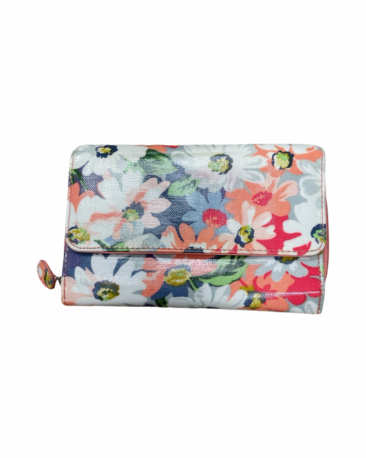 Wallet By Clothes Mentor In Floral Print, Size:Large