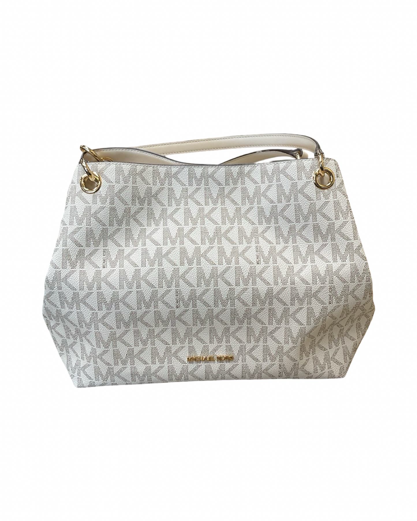 Handbag Designer By Michael Kors In Cream, Size:Medium