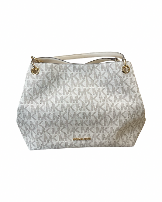 Handbag Designer By Michael Kors In Cream, Size:Medium
