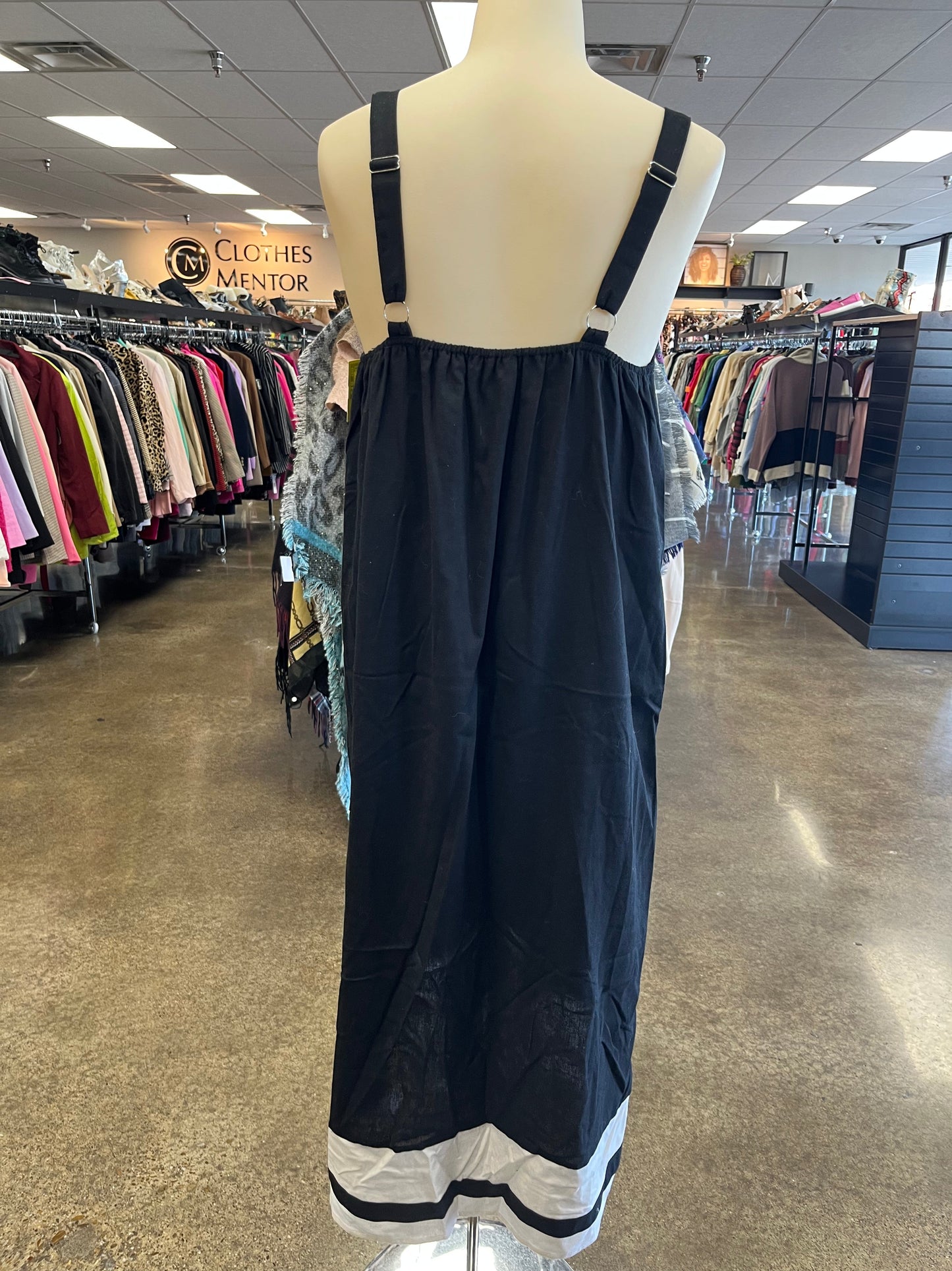 Dress Casual Maxi By Entro In Black & White, Size:M