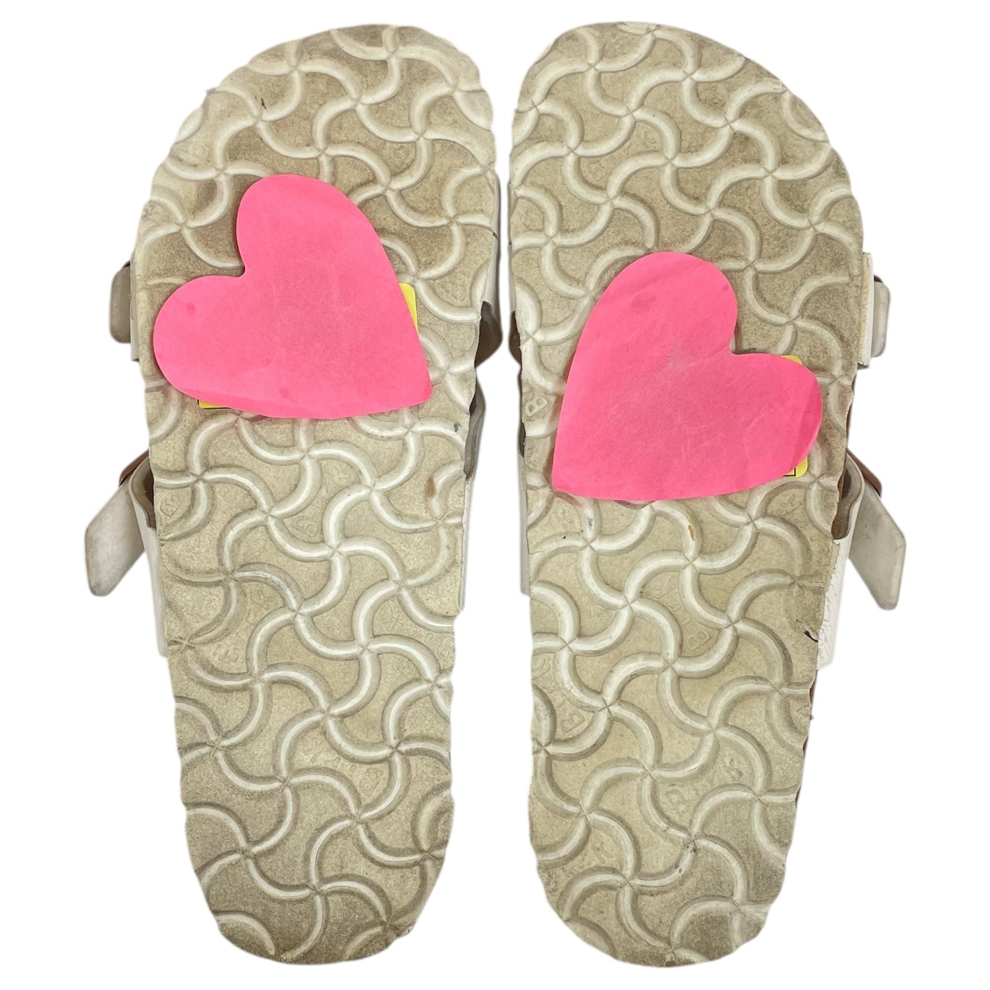 Sandals Flats By Birkenstock In White, Size:6