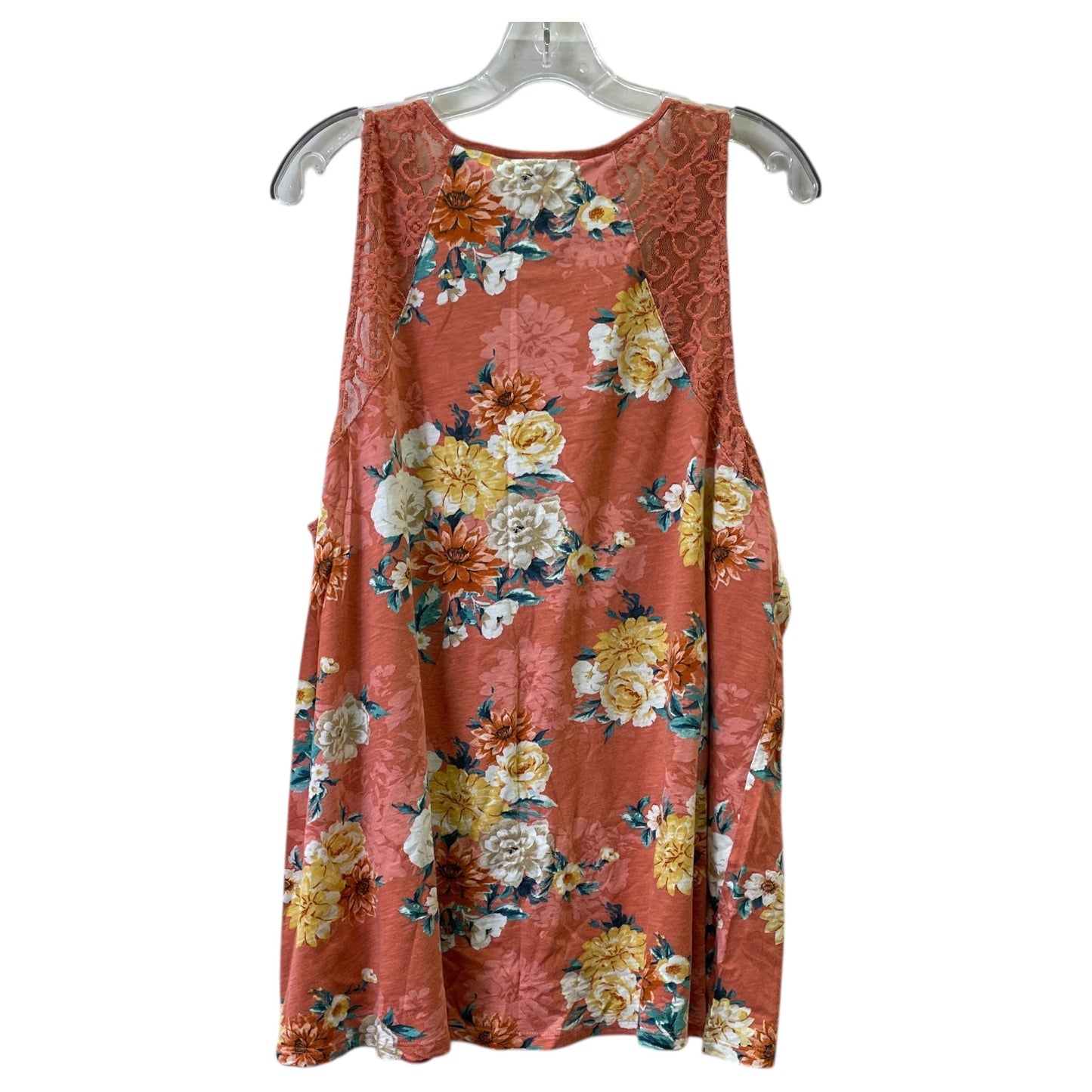 Top Sleeveless By Torrid In Orange, Size:3X