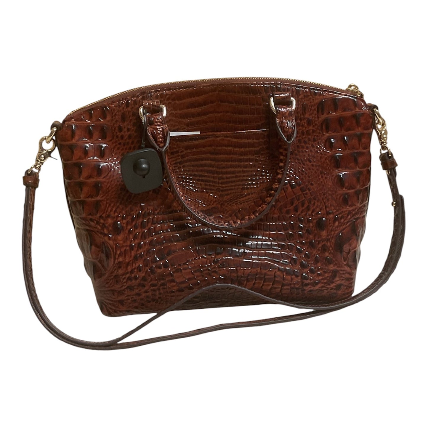 Handbag Designer By Brahmin In Brown, Size:Medium