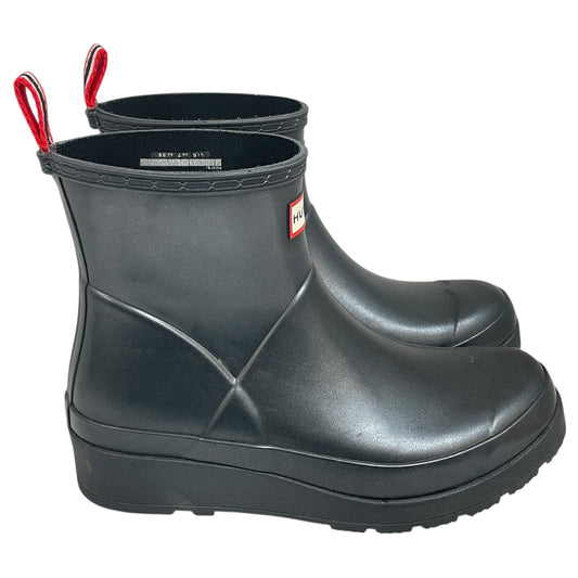 Boots Rain By Hunter In Blue, Size:7