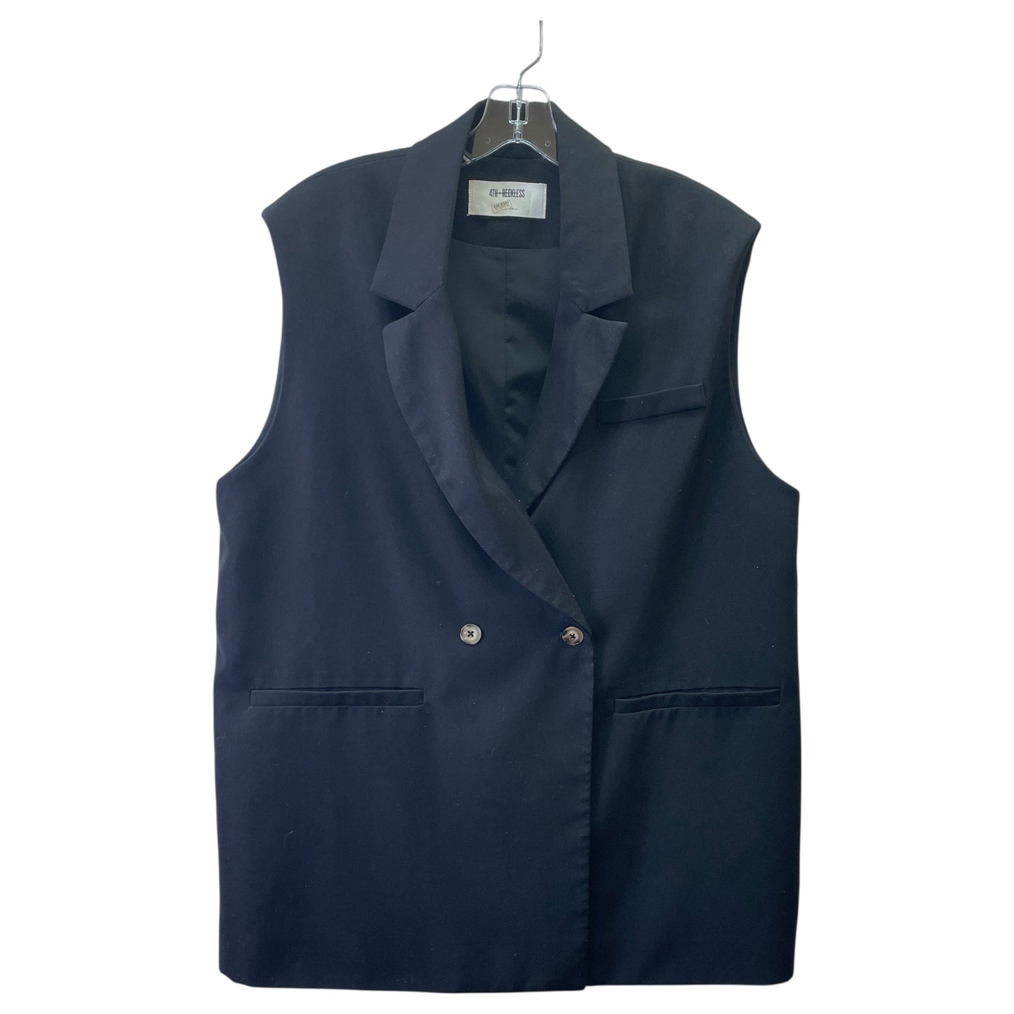 Vest Other By 4Th & Reckless In Black, Size:Xl