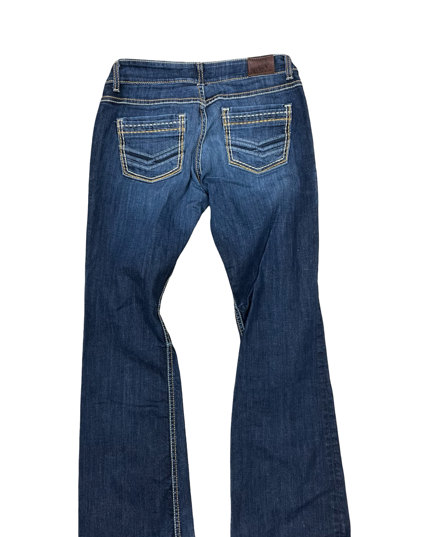 Jeans Flared By Bke In Blue Denim, Size:8