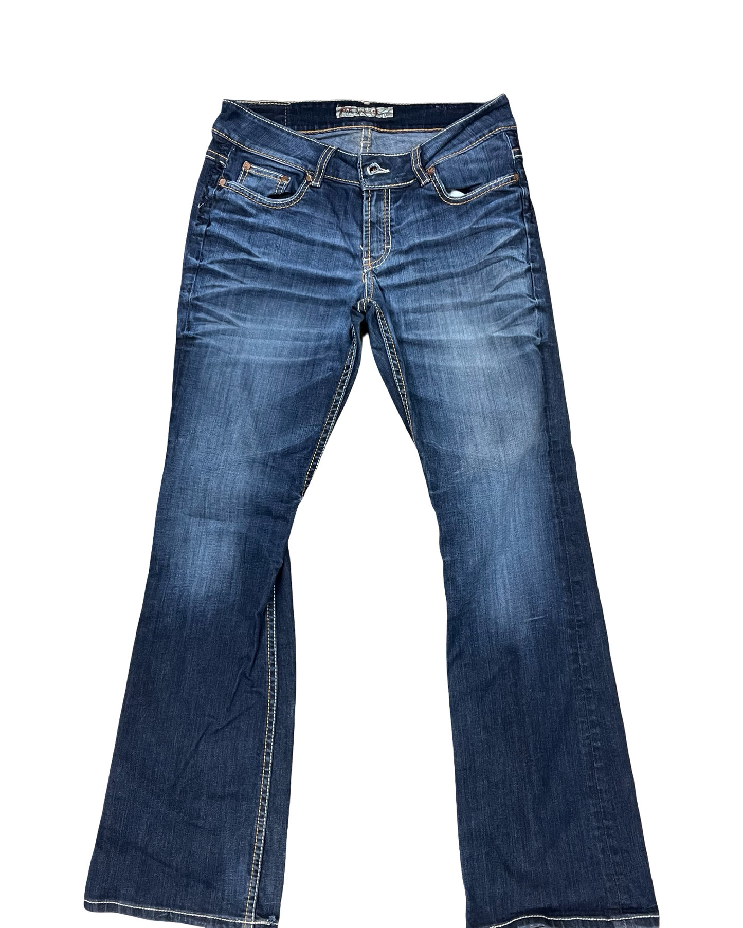 Jeans Flared By Bke In Blue Denim, Size:8