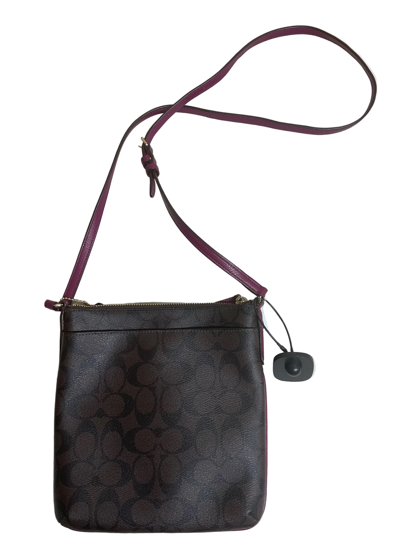 Crossbody Designer By Coach In Brown, Size:Small