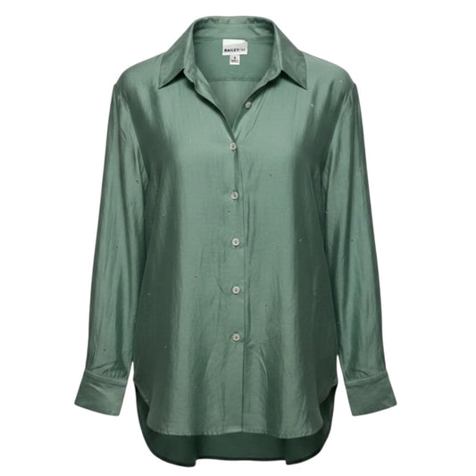 Rhinestone Top Long Sleeve By Bailey 44 X Anthropologie In Green, Size: S