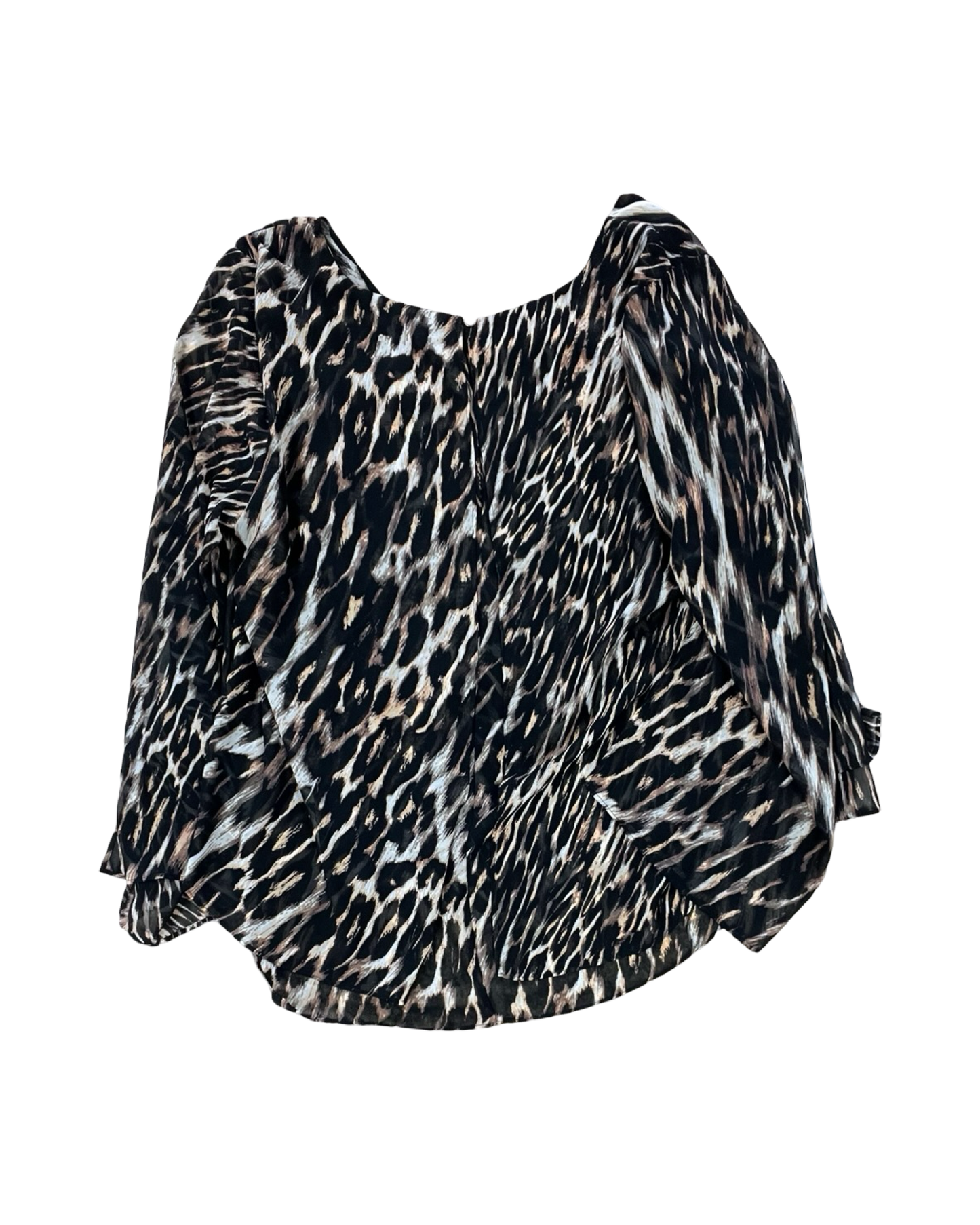 Top Ls By Jennifer Lopez In Black & Brown, Size:Xl