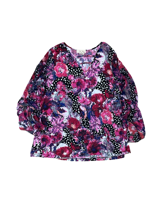 Top Ls By Clothes Mentor In Pink, Size:1X