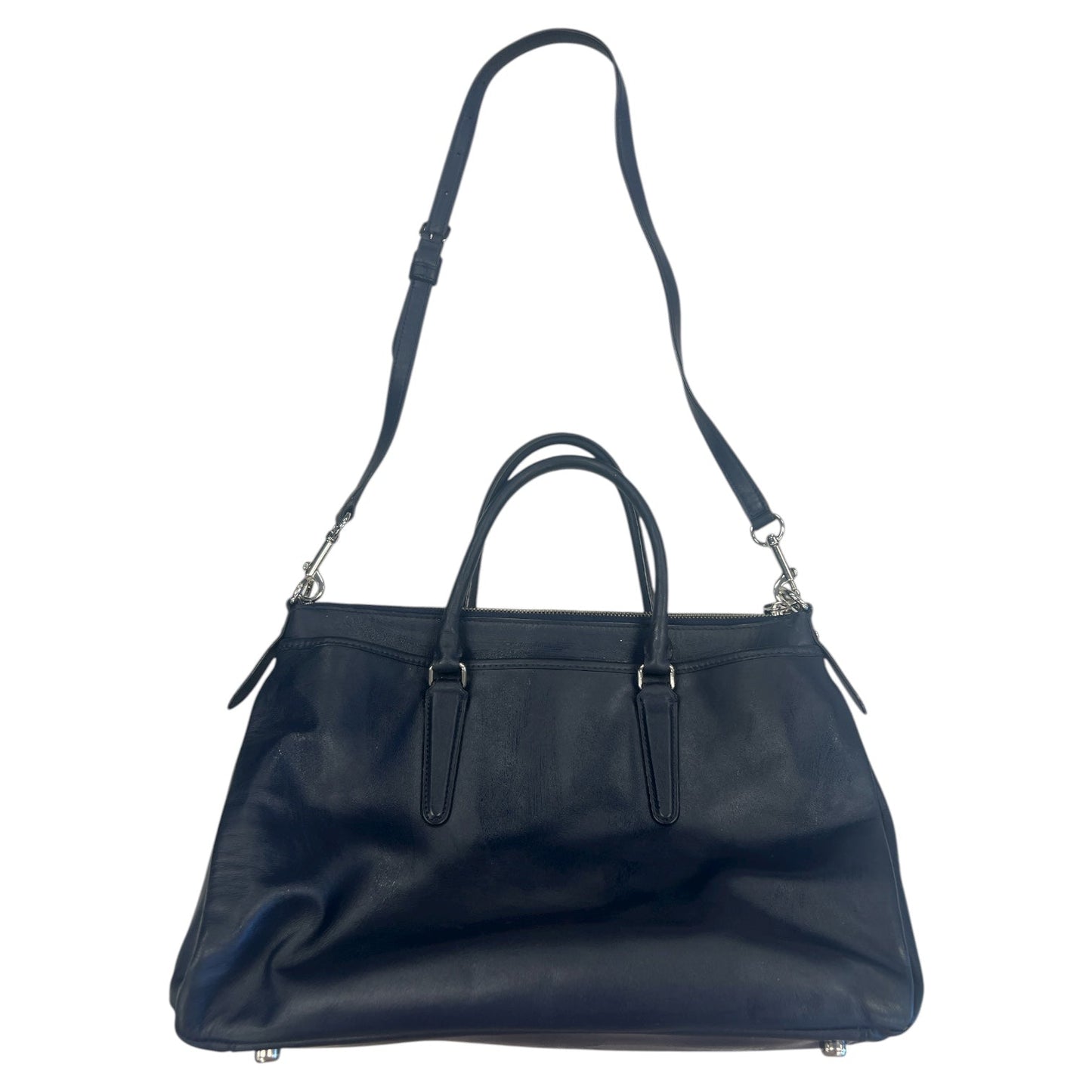 Handbag Designer By Coach In Blue, Size:Large