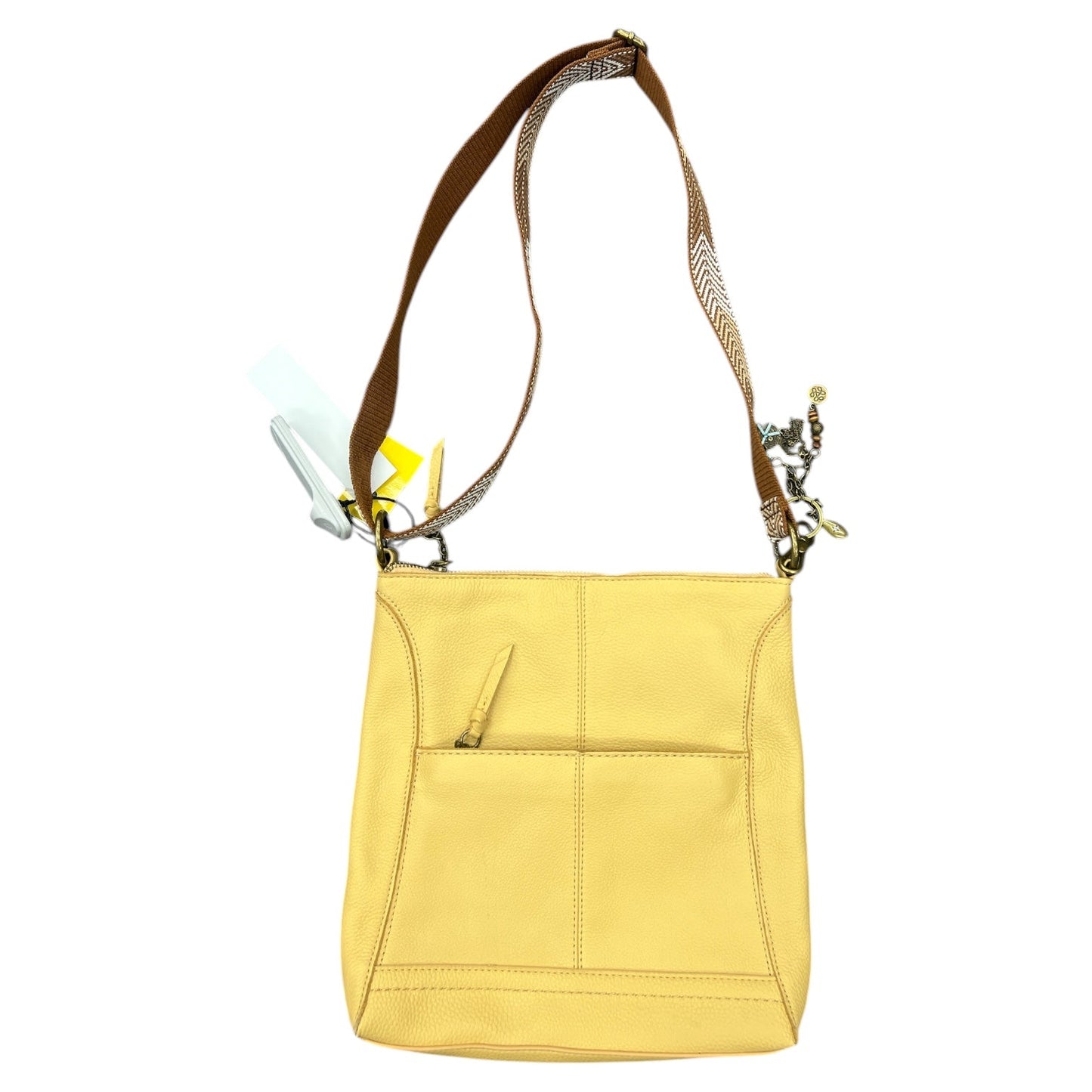 Crossbody Leather By The Sak In Yellow, Size:Medium