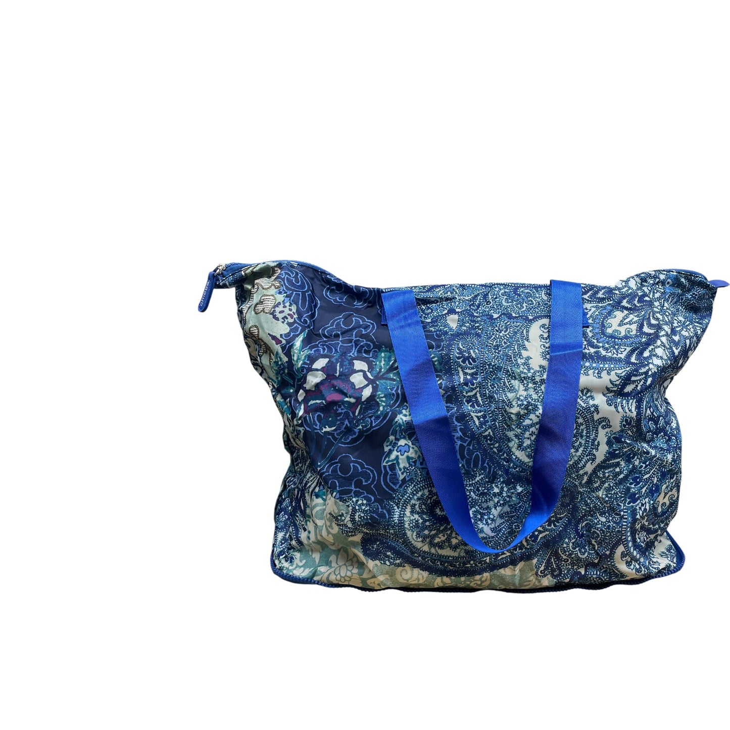 Tote By Chicos In Blue, Size:Large