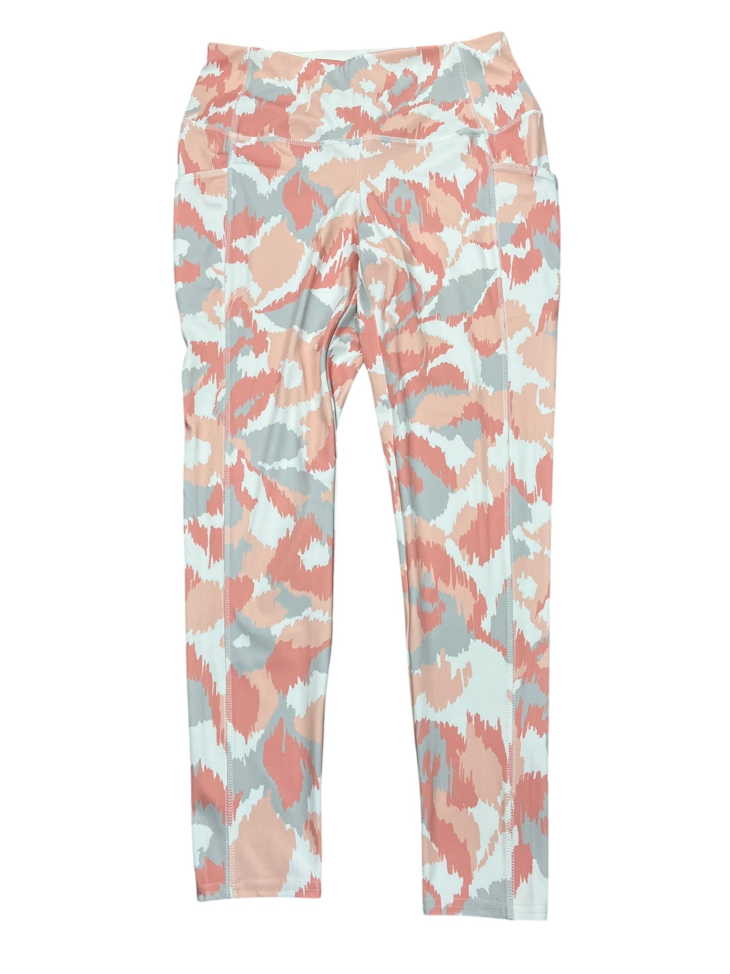 Athletic Leggings By Chicos In Peach, Size:M