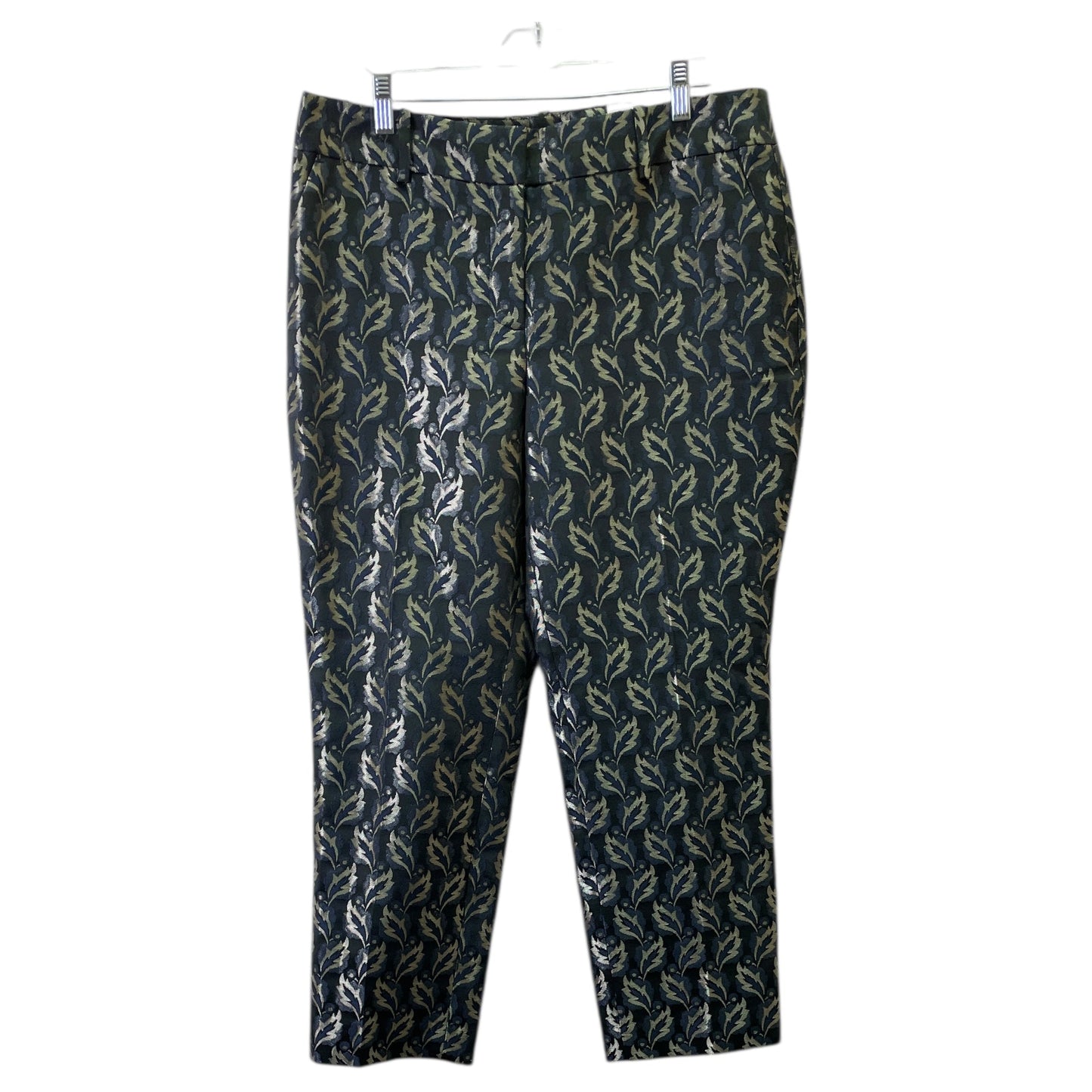 Pants Dress By Ann Taylor In Black & Gold, Size:10