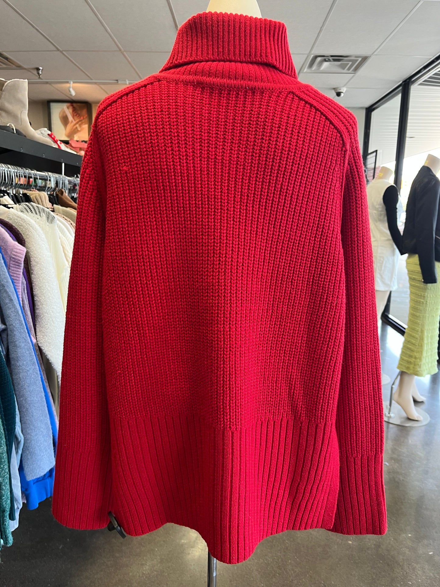 SWEATER by ZARA In RED, Size: S