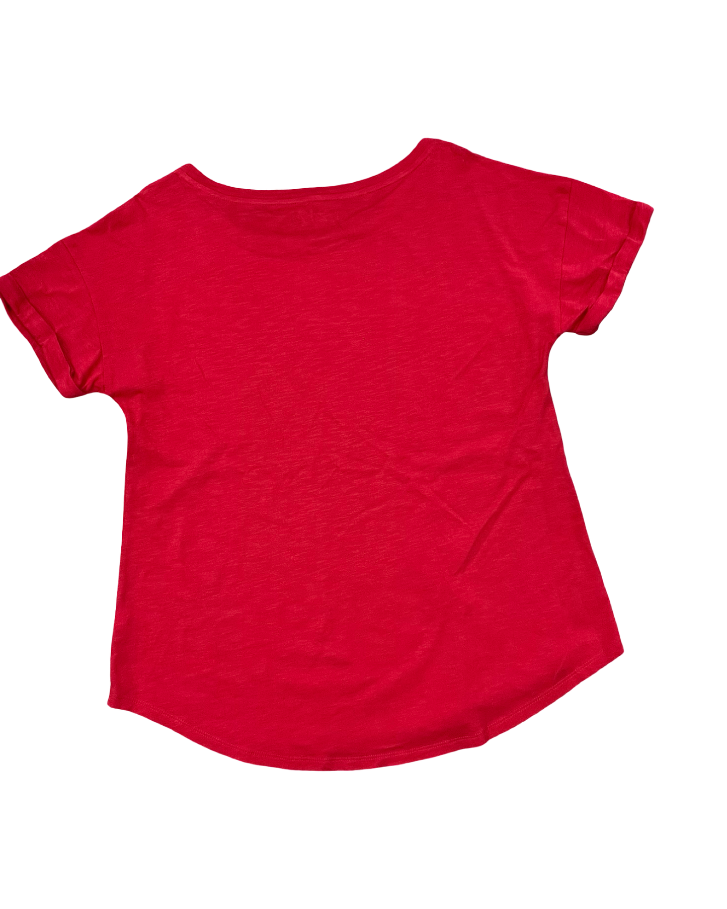 Top Ss Basic By Maurices In Red, Size:L