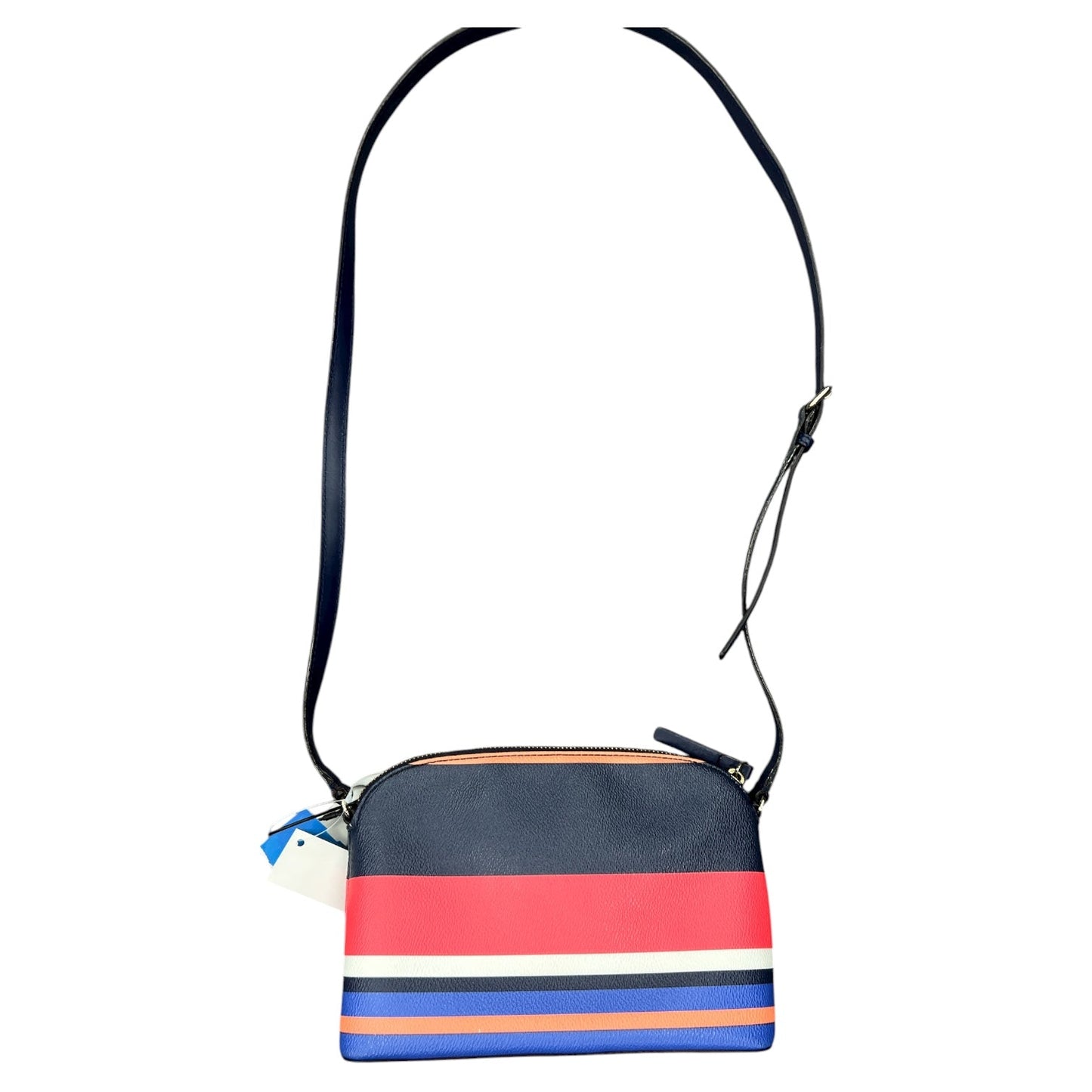 Crossbody Designer By Kate Spade In Striped Pattern, Size:Small