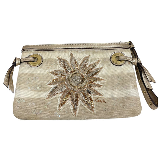 Wristlet Designer By Coach In Tan, Size:Medium