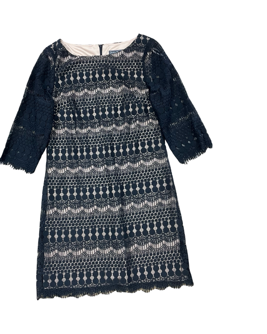 Dress Party Short By Jessica Howard In Black & Tan, Size:L